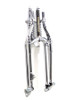 V-Twin - 49-2909 - 18 inch Inline Spring Fork Assembly Chrome - Fits 1937-1945 Harley-Davidson UL, 1936-1940 EL, 1941-1945 FL