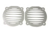 V-Twin - 50-0010 - Chrome Milled Slots Speaker Grill Set