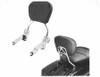 V-Twin - 50-0024 - Chrome Sissy Bar and Rack - Fits 1996-2008 Harley-Davidson FLT