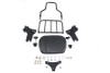 V-Twin - 50-0025 - Gloss Black Sissy Bar and Rack - Fits 1996-2008 Harley-Davidson FLT