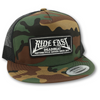 Deadbeat Customs - Ride Fast Snapback Hat W/ Underbrim - Camo