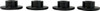 KODLIN USA - 06040305 - Riser Bushings - Solid - Black - VVT