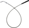 FAT BAGGERS INC. - 06523265 - EZ Install Upper Clutch Cable - FLHX/FLTR - +4" - Braided Stainless Steel/Chrome