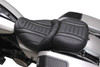 MUSTANG - 08012120 - Deluxe Passenger Seat - Wide - Gunmetal Stitch - FLT/FLH '23-'25