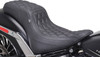Mustang - Black Stitch Double Diamond One-Piece/2-Up Squareback Seat fits '23-'25 FXBR Model