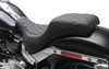 Mustang - Black Stitch Double Diamond One-Piece/2-Up Squareback Seat fits '23-'25 FXBR Model
