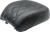 Mustang - Black Stitch Diamond Wide Tripper™ Passenger Seat fits '23-'25 FXBR Model