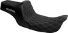 SLYFOX - 08030766 - High Noon Seat - Double Diamond - Silver Logo - Silver Stitch - FXD '96-'03