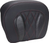 MUSTANG - 08220641 - Chopped Tour-Pak® Pad - Dark Cherry Stitching - FLH/FLT '23-'25