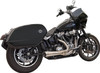 BASSANI XHAUST - 18002747 - 2-into-1 Ripper Exhaust System with Megaphone Muffler - Stainless - 49-State - M8 Softail
