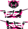 D'Cor Visuals - 43026165 - Complete Graphics Kit - Pink/Black - 4-Door - RZR