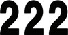 Factory Effex - FX024342 - Pro Number 2 - Black - 7"