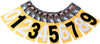 Factory Effex - FX030200 - Mini Pro Number 0 - White - 5"