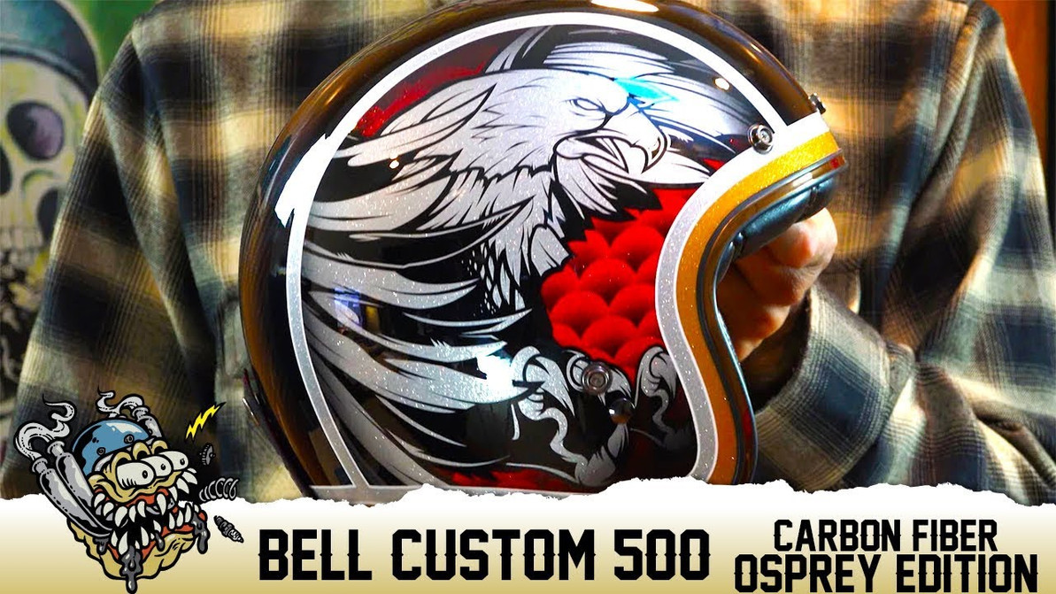 Bell Osprey Carbon Fiber Custom 500 Helmet