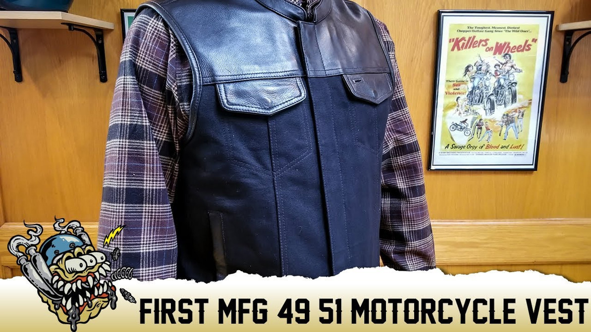 First Mfg 49/51 Motorcycle Vest 