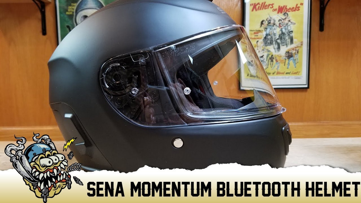 Sena Momentum Bluetooth Motorcycle Helmet Deadbeat Customs