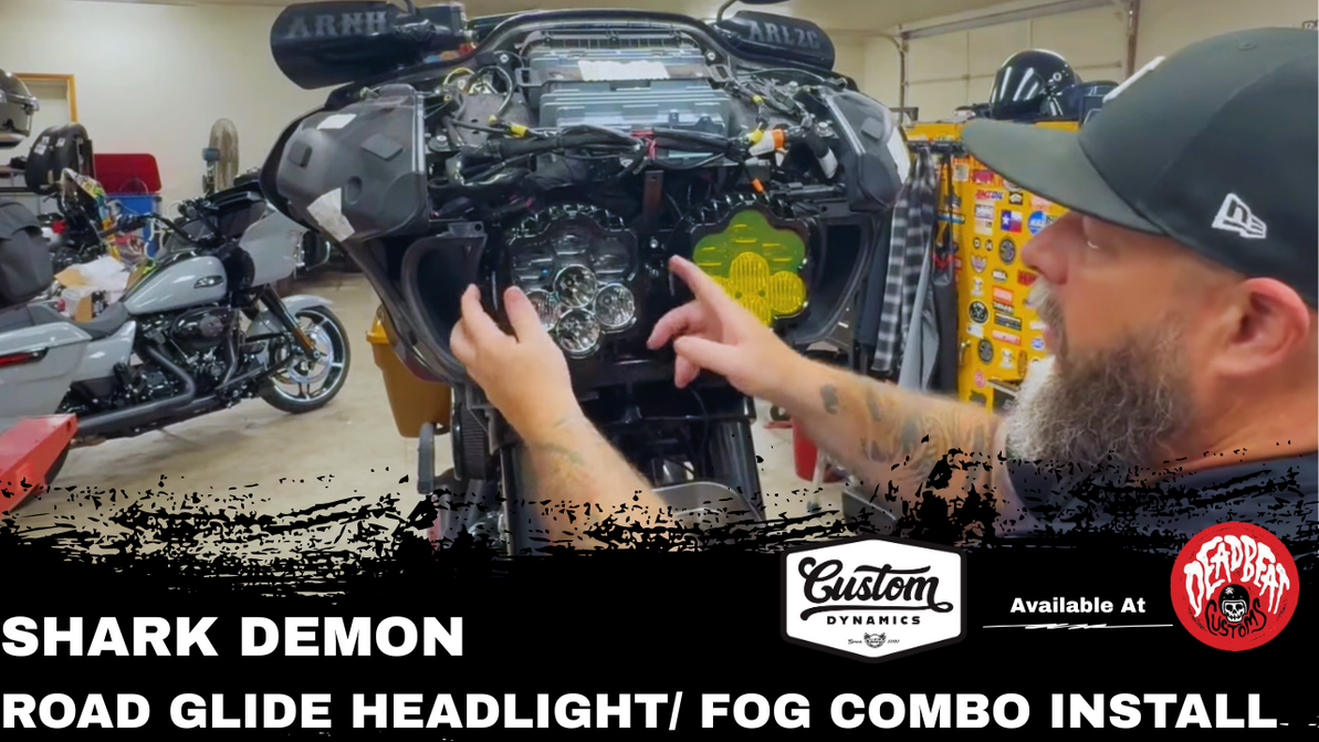 Shark Demon Road Glide Headlight Install