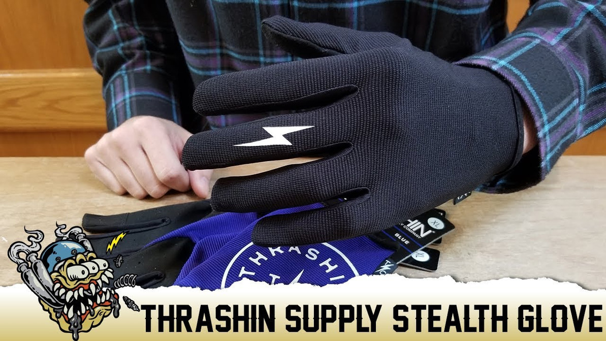 Thrashin Supply Stealth Motorcycle Riding Glove