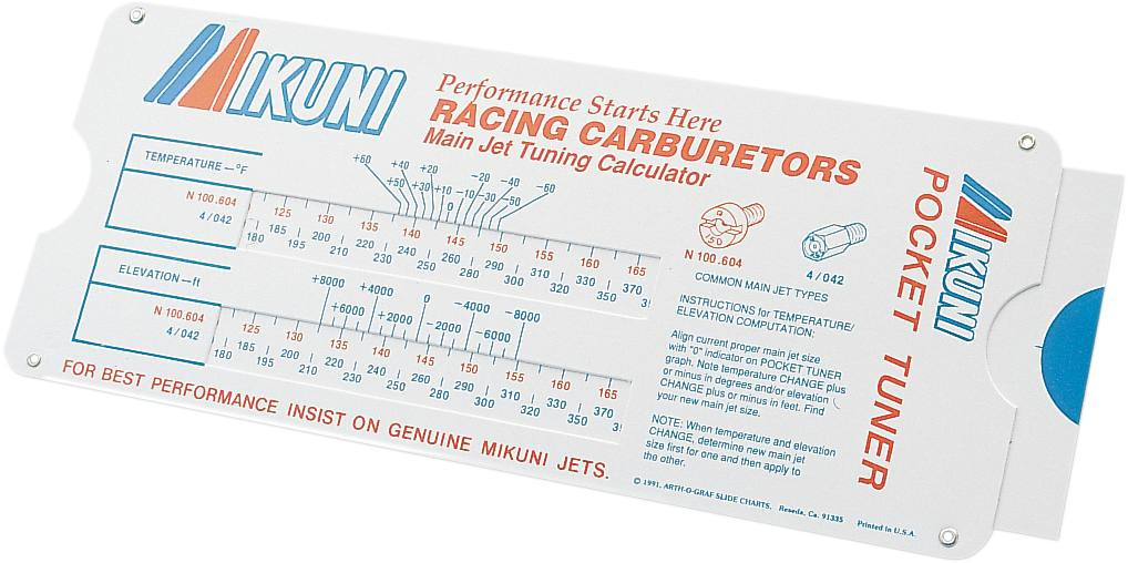 Mikuni - MK550 - Pocket Tuner - Carburetor/Calculator