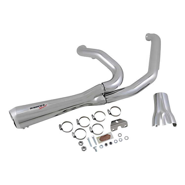 Bassani Exhaust Short Road Rage 2-Into-1 Exhaust System fits '17