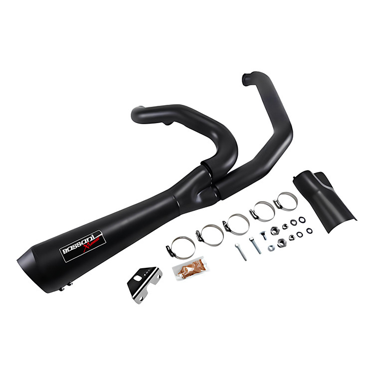 Bassani Exhaust Short Road Rage 2-Into-1 Exhaust System fits '17