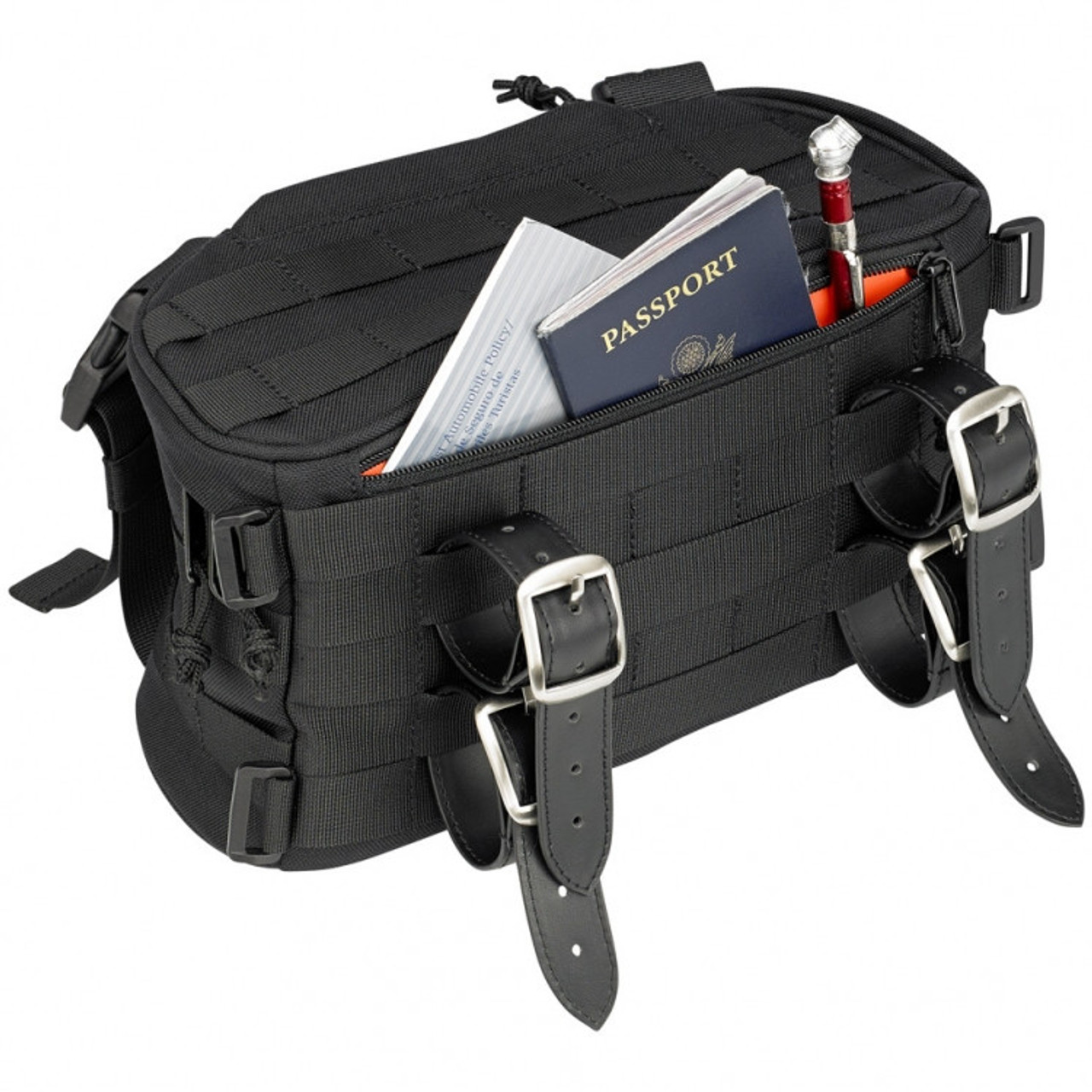 Biltwell Exfil 7 Motorcycle Bag Black