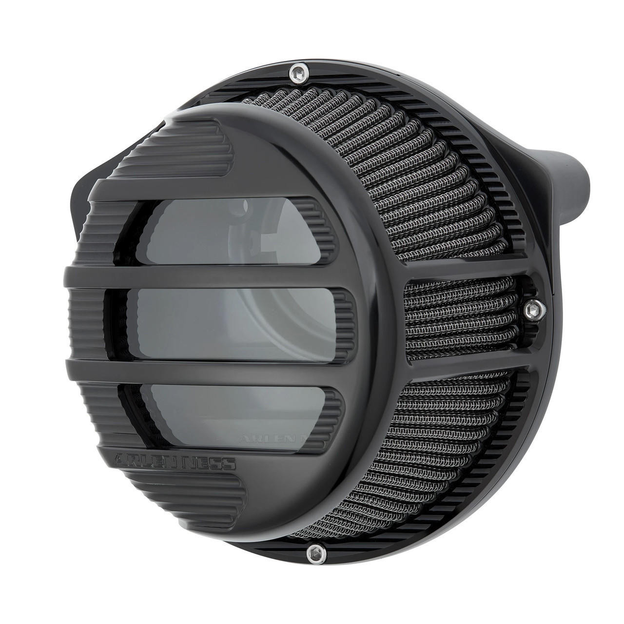 C51MicroAce【♯024】 Chrome Dual Spike Intake Air Cleaner Filter Kit for Harley