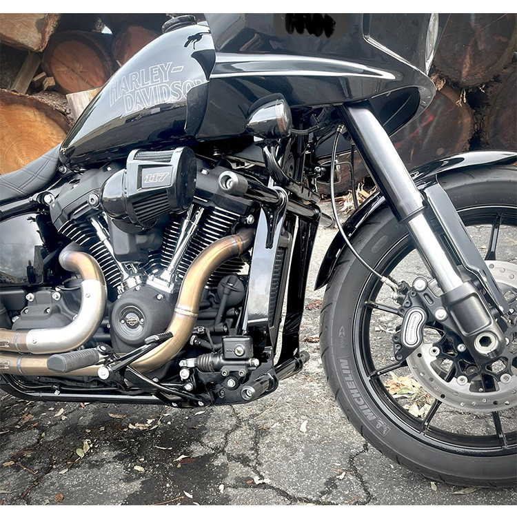 Bung King - High Step Crash Bar fits '18 & Up M8 Softail