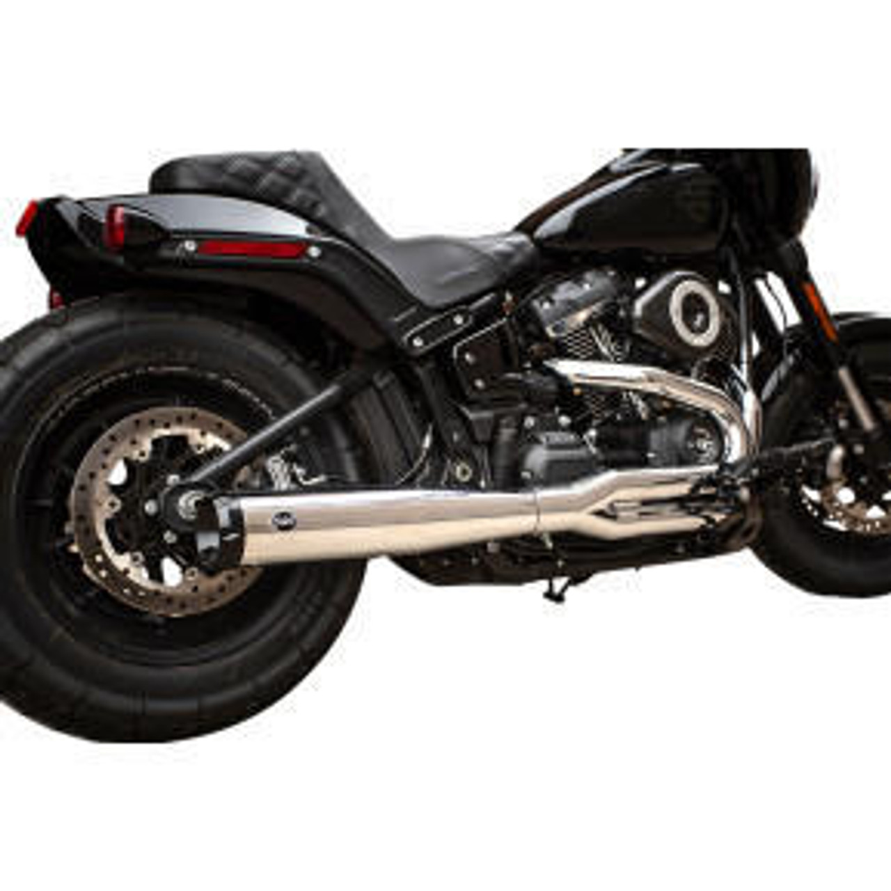 S&S Cycle - Superstreet 2-into-1 Closed-Course Competition Exhaust System -  fits '18-'21 M8 Softail Models