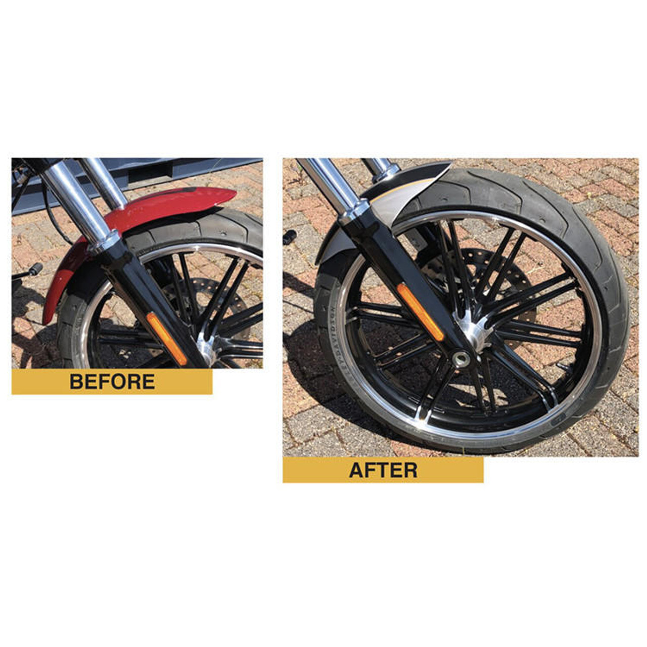 HARLEY-DAVIDSON ダークブラウンタンク＋フロントフェンダー Amazon | Advanblack リバーロックグレーデニム 19インチ