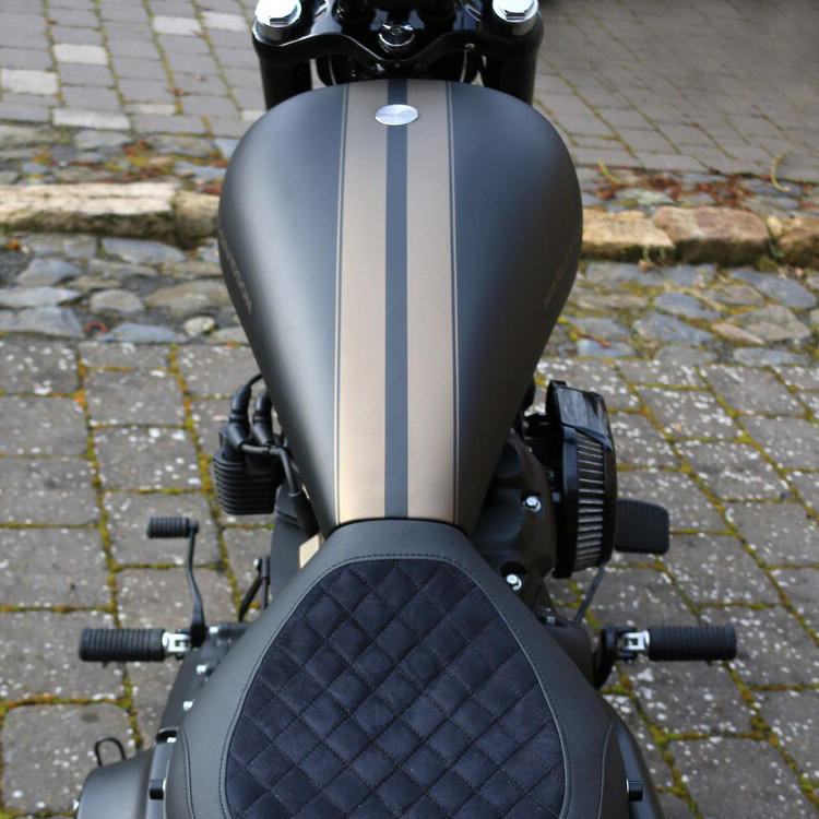 Kodlin 3.5 Gallon Stretched Gas Tank fits M8 Softail Models