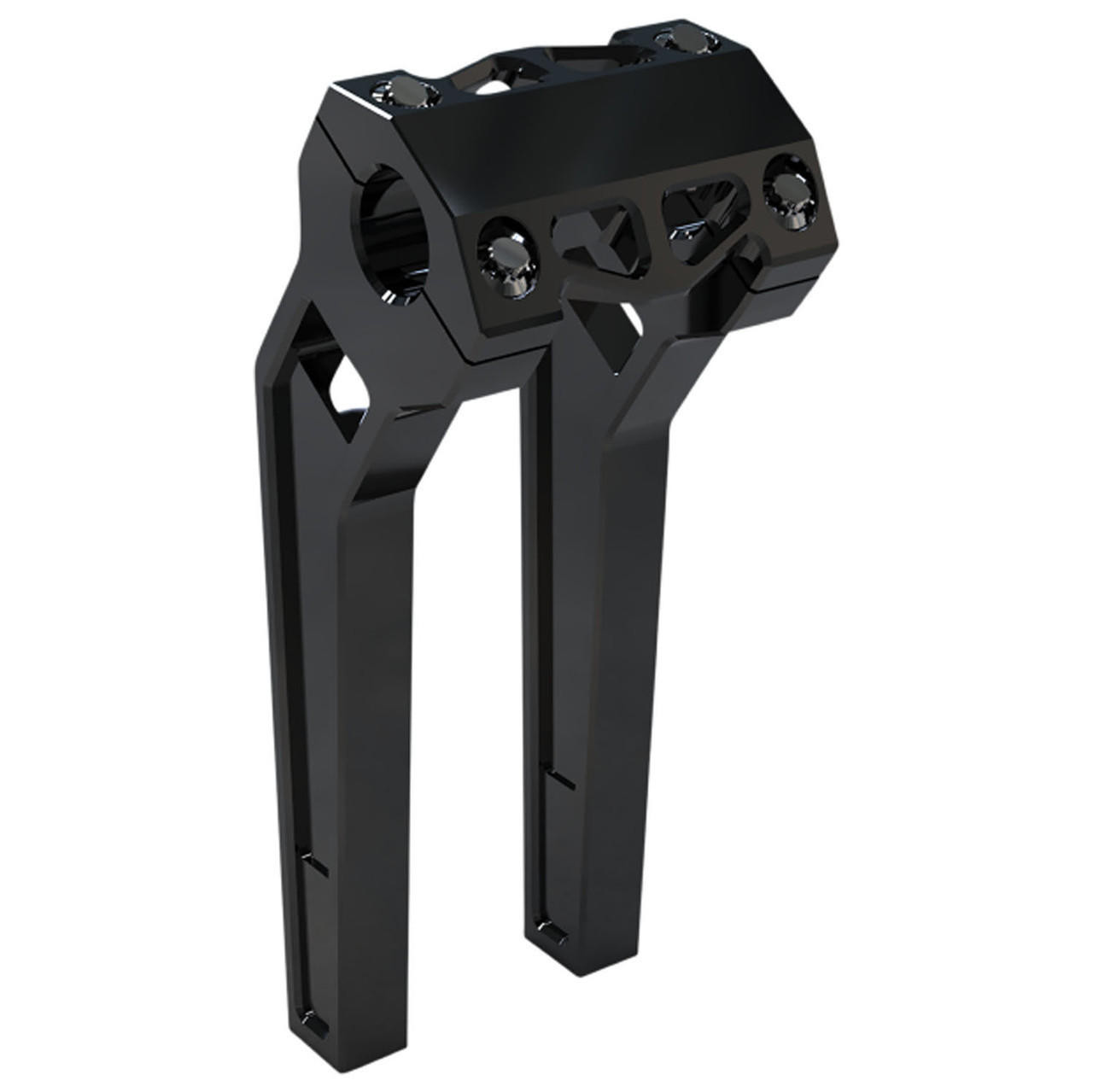 CHOPPERS ポリヘル 黒 Mサイズ LA Choppers Black Anodized Pullback Risers (Choose Riser Height