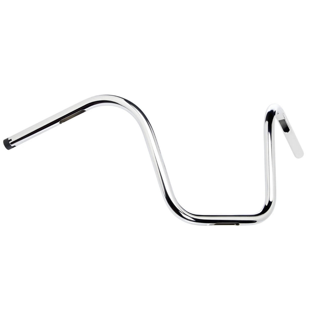 Burly Brand Narrow Bottom Ape Hangers for Narrow Glide Front Ends -14 Inch,  Chrome