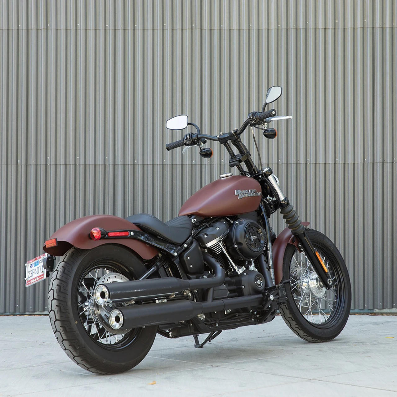 ハーレーダビットソン 1/12 C ustom Bubba B lackwell Biltwell Black 1