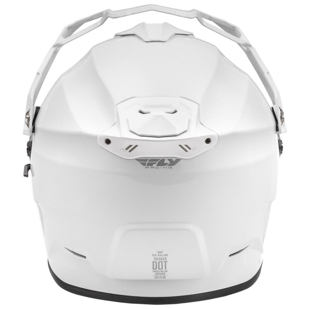 Fly Racing Trekker Solid Helmet White