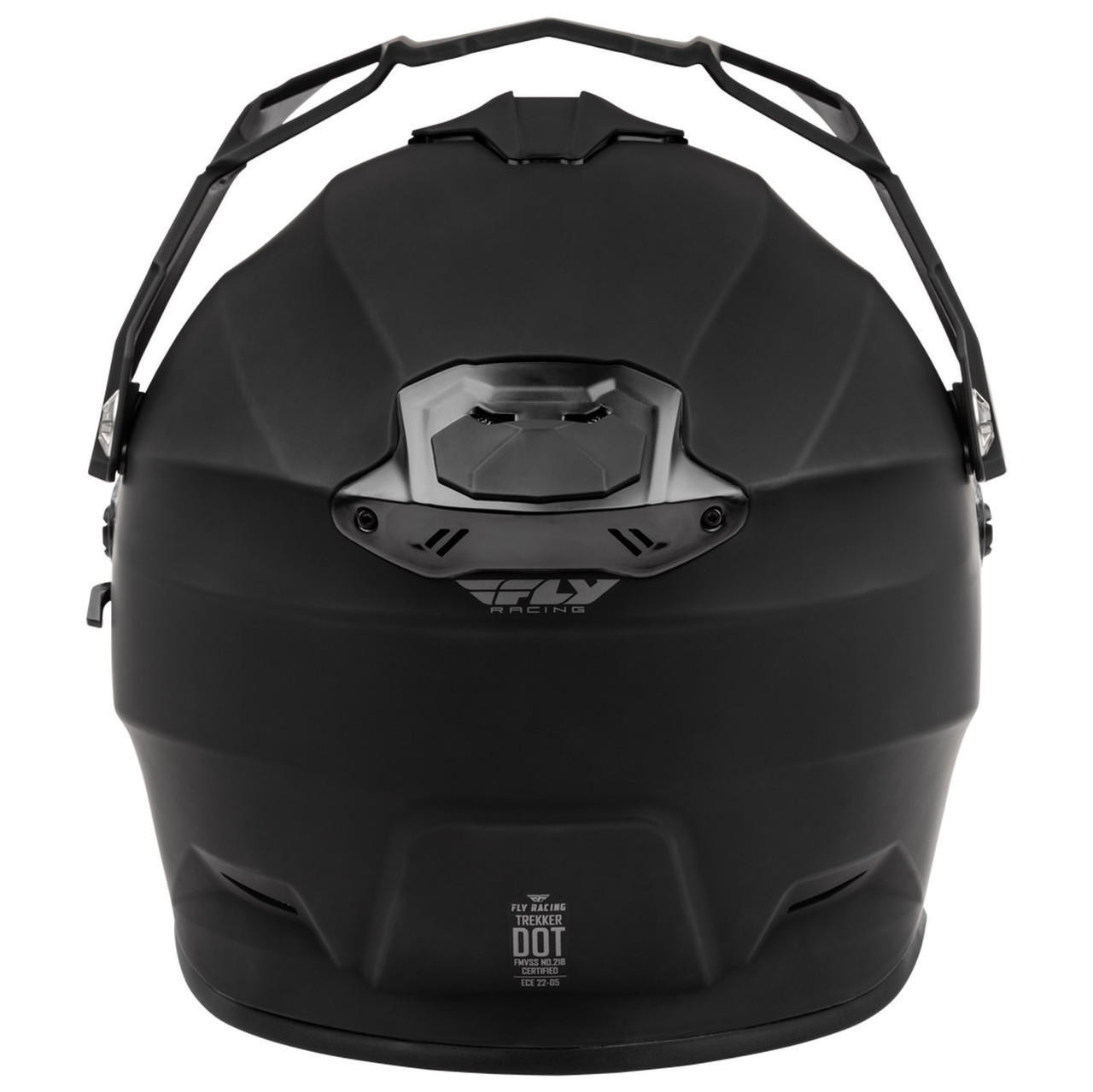 Fly Racing Trekker Solid Helmet Matte Black