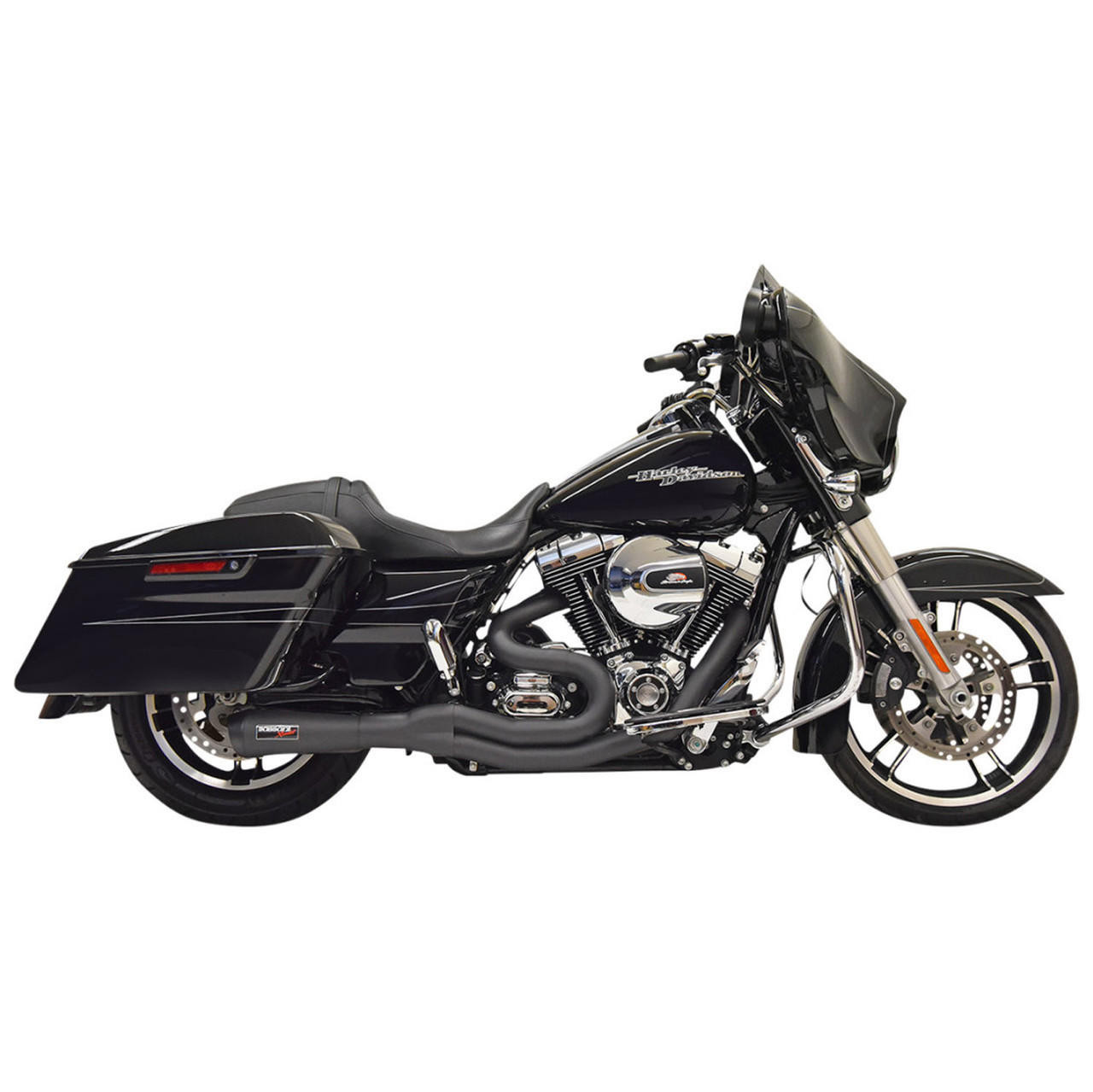 Bassani Road Rage II 2 into 1 Mid Length Exhaust fits '07-'16