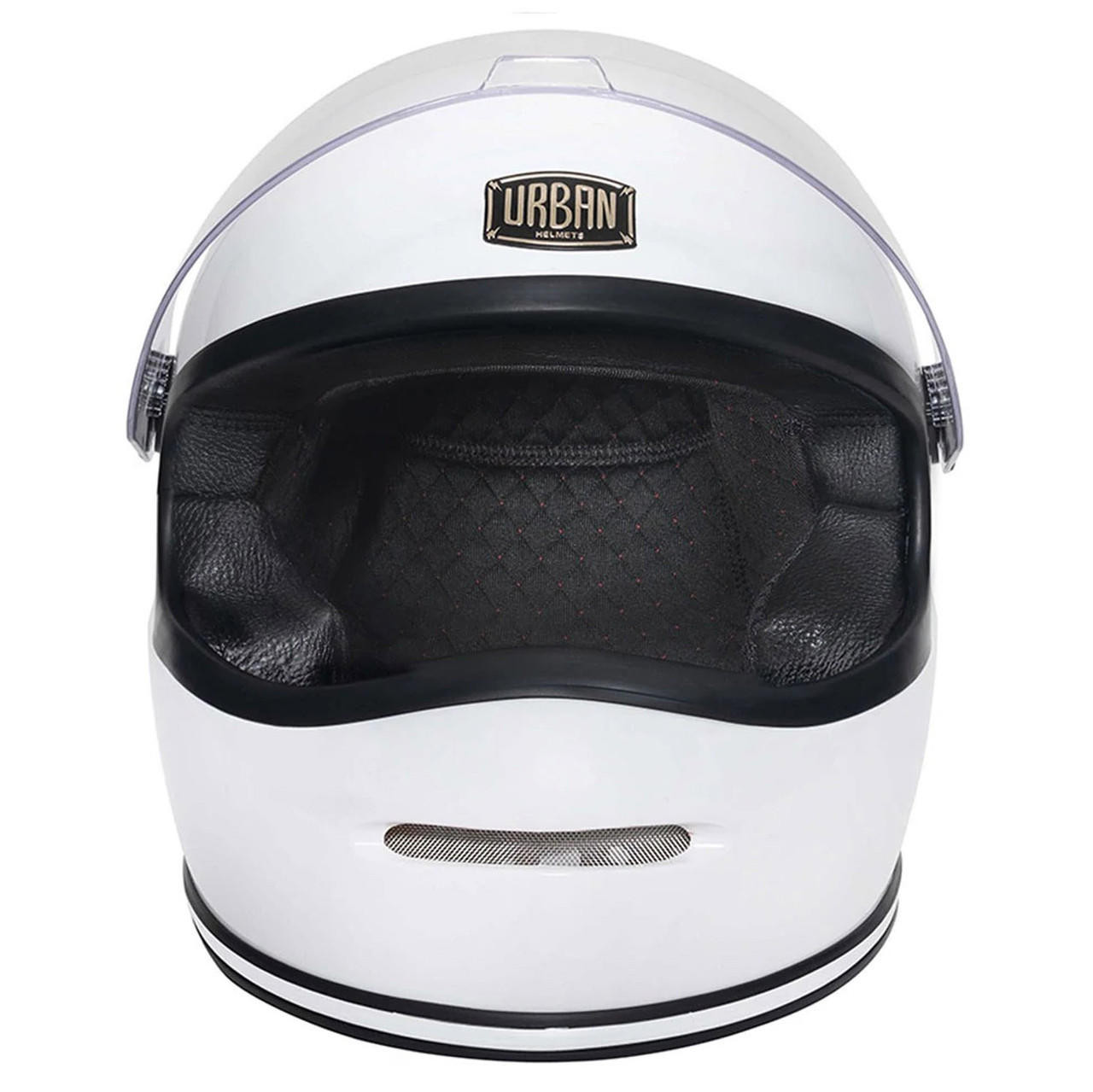 Urban Helmets BigBore S White Vintage Helmet