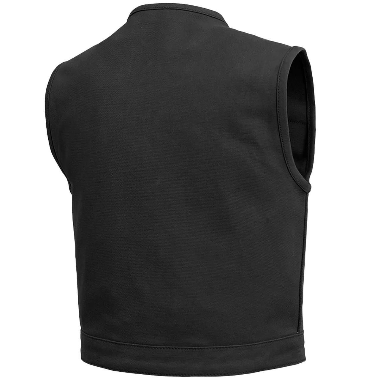 First Mfg Lowside Canvas Vest Black