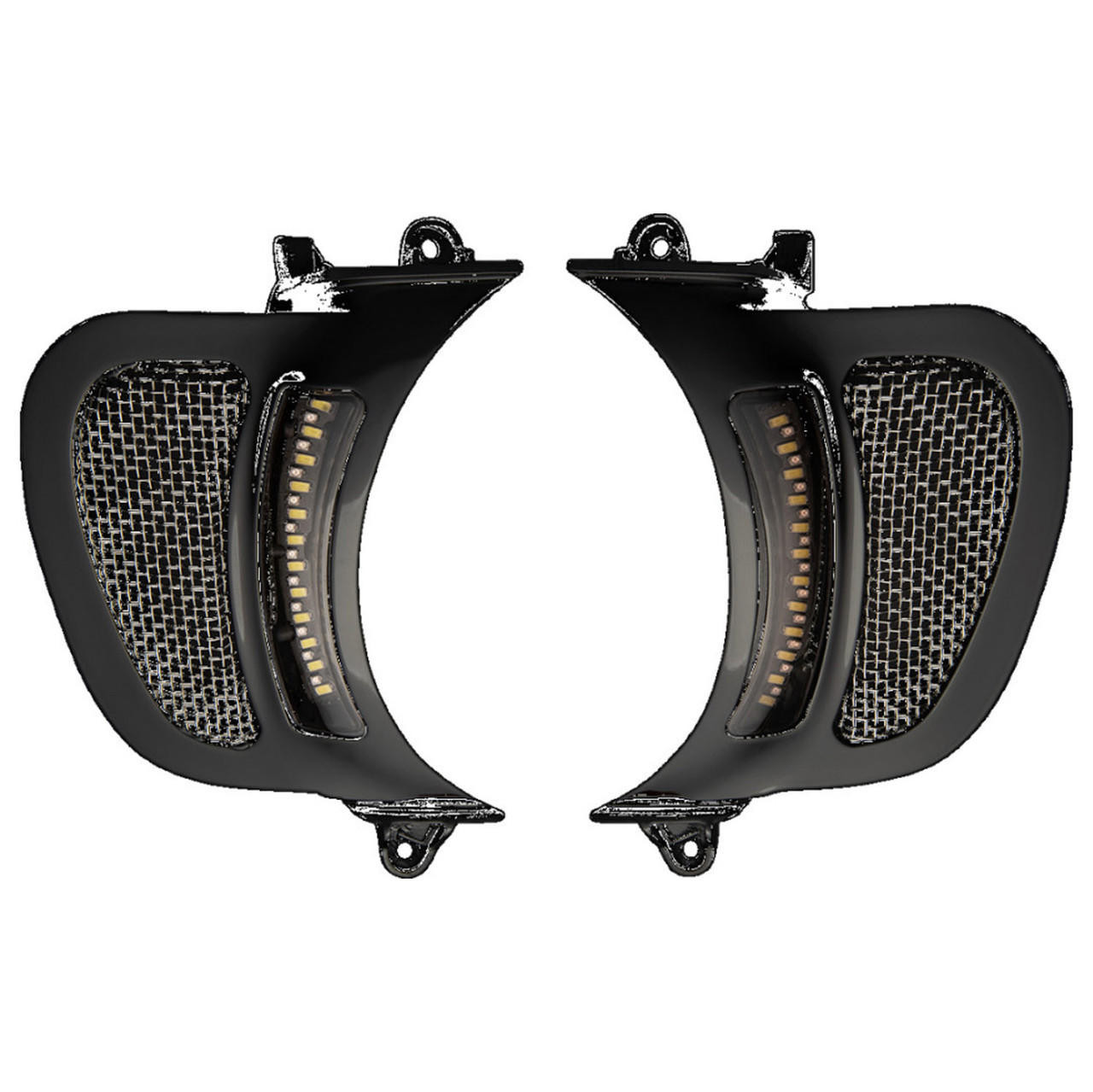 Custom Dynamics Vent Inserts with LED Lights fits '15-'23 FLTRX