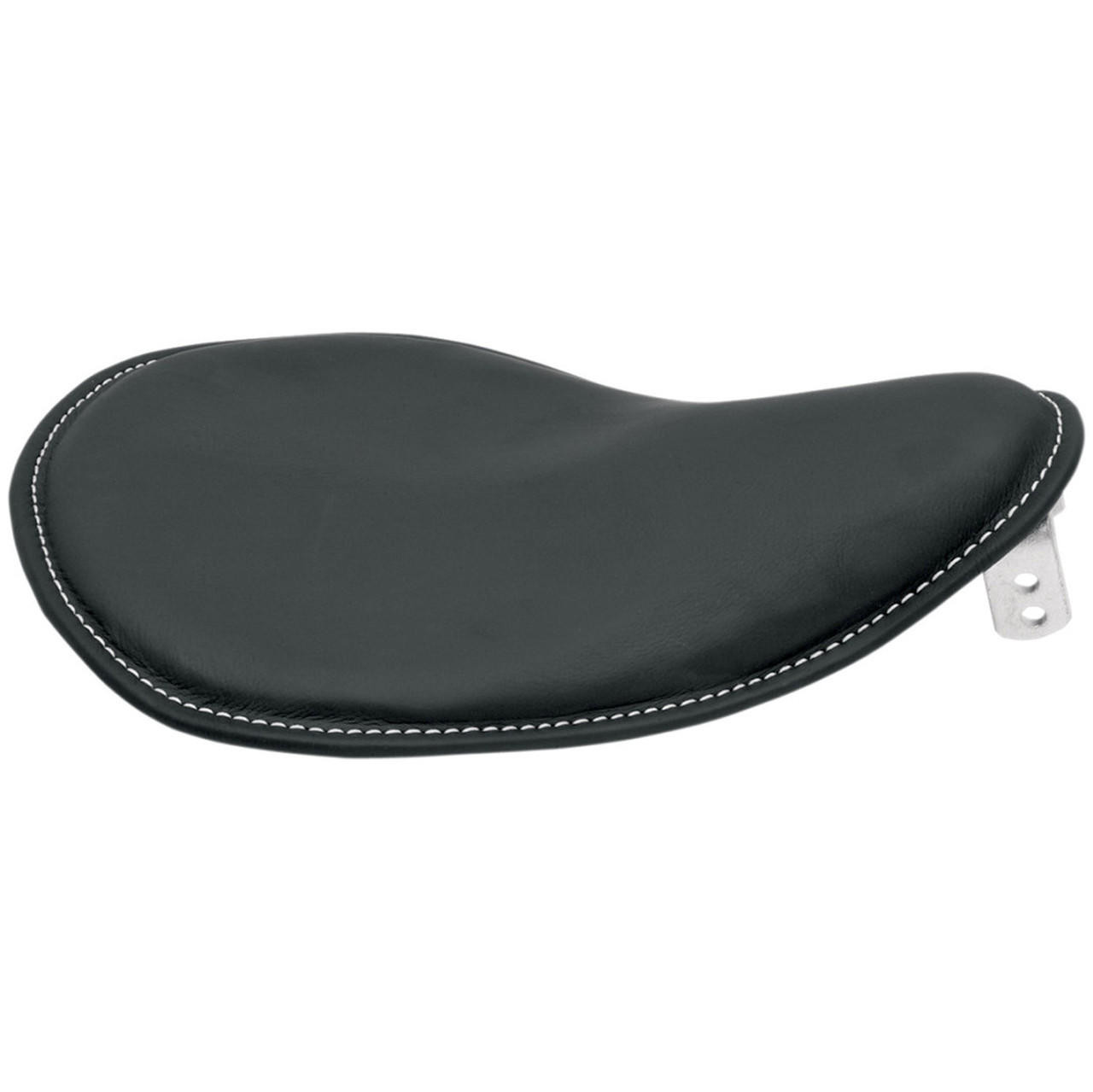 Drag Specialties Black Leather Small Low-Profile Spring Solo Seat