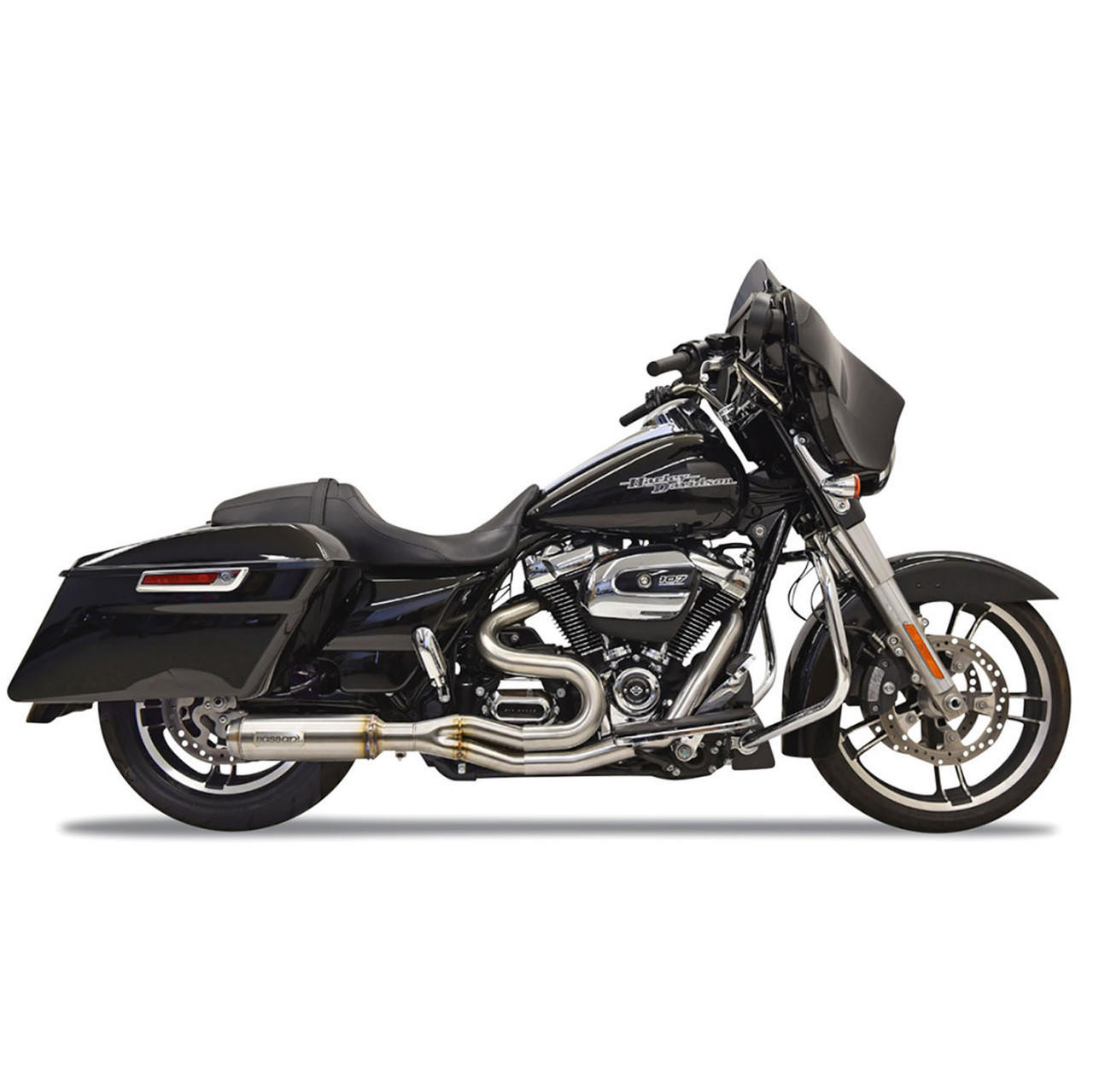 Bassani Exhaust Mid-Length 2-into-1 Super Bike Exhaust System fits