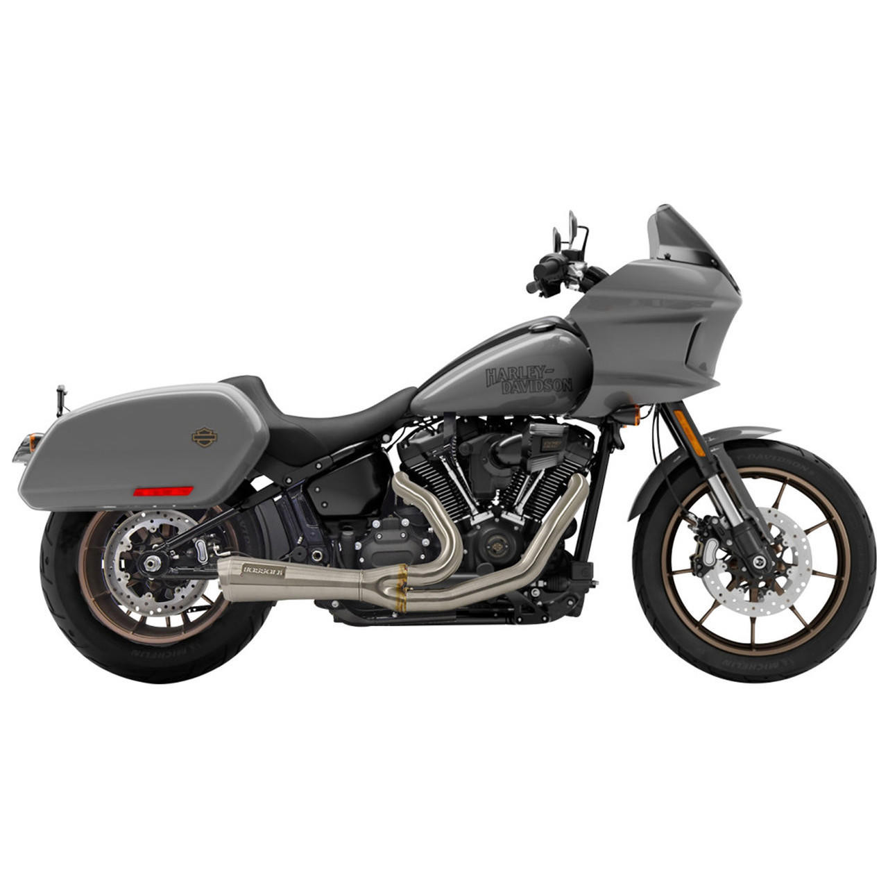 Bassani - Ripper 2-into-1 Stainless Steel Short Exhaust System fits '22-'23  FXLRST & '18-Up FLSB Models