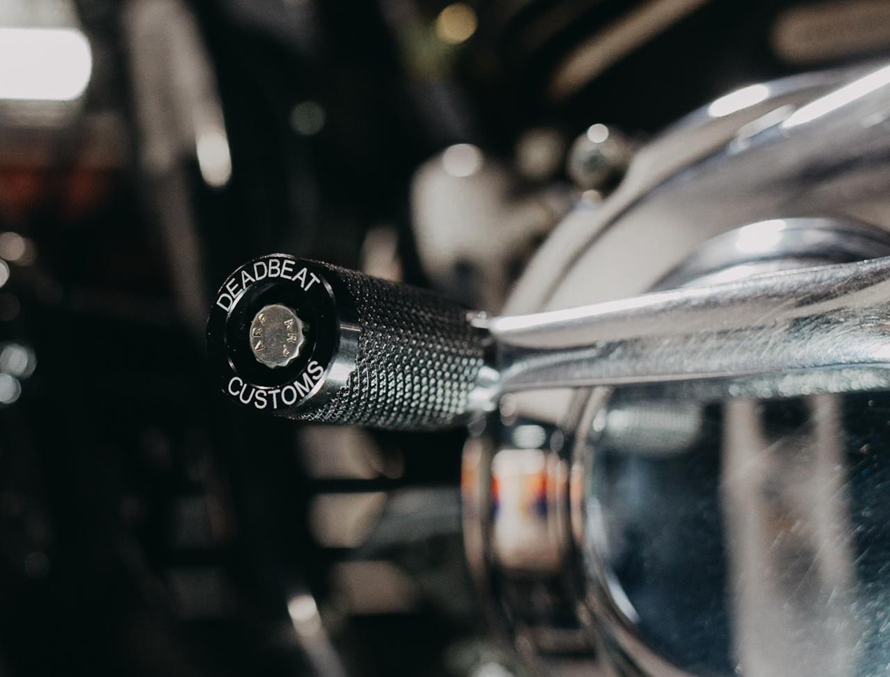 Chrome Shifter Peg W/ Heel Toe Shift Lever For Harley Softail