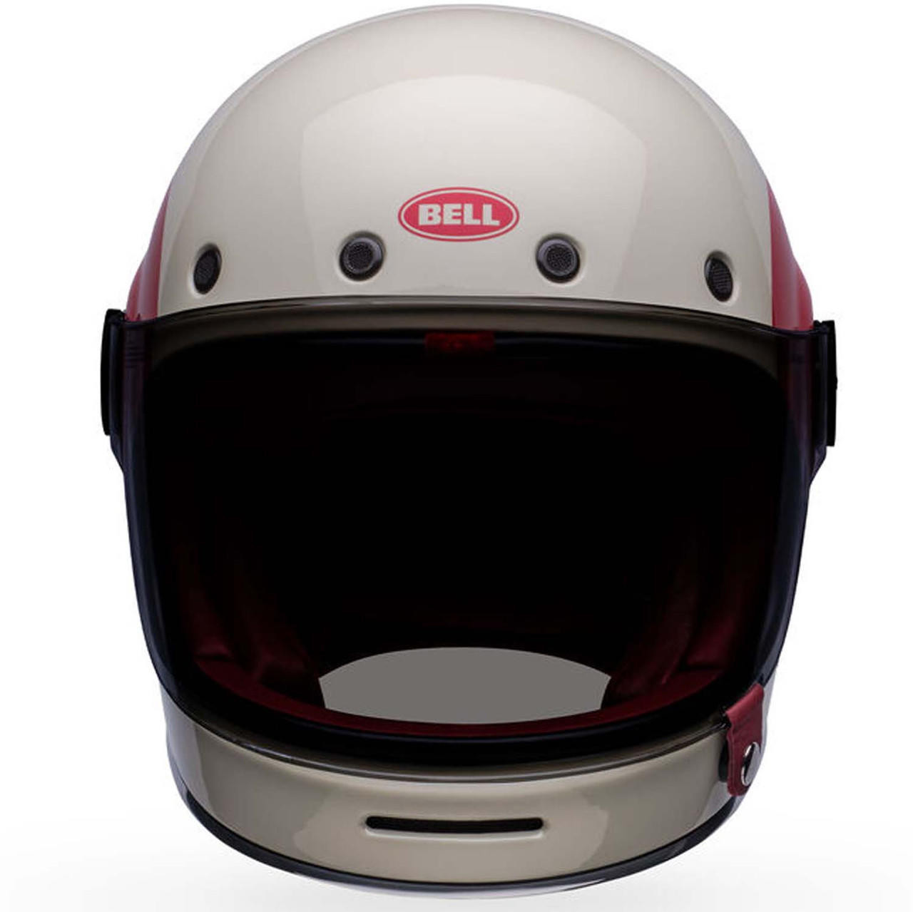 Casco moto Bell Bullitt Dlx Command Vintage White Red Blue en Stock