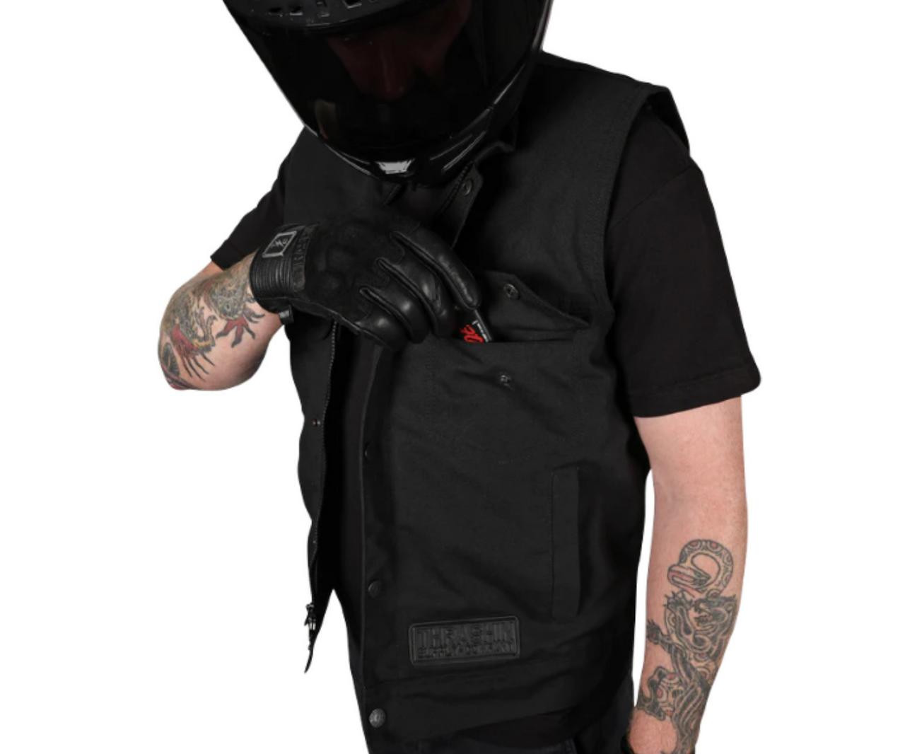Thrashin Supply - Nightrider v2 Riding Vest - Black
