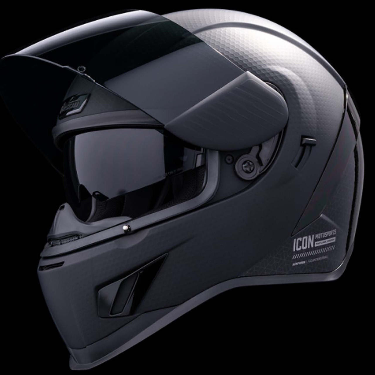 Icon Airform™ Dark Helmet Matte Black