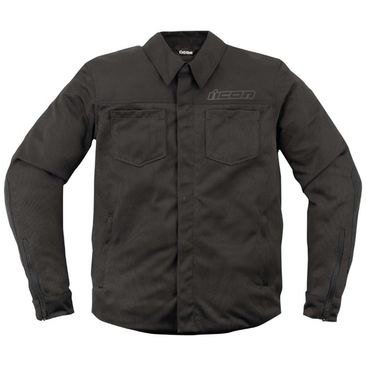 Icon Upstate Mesh CE Jacket Black