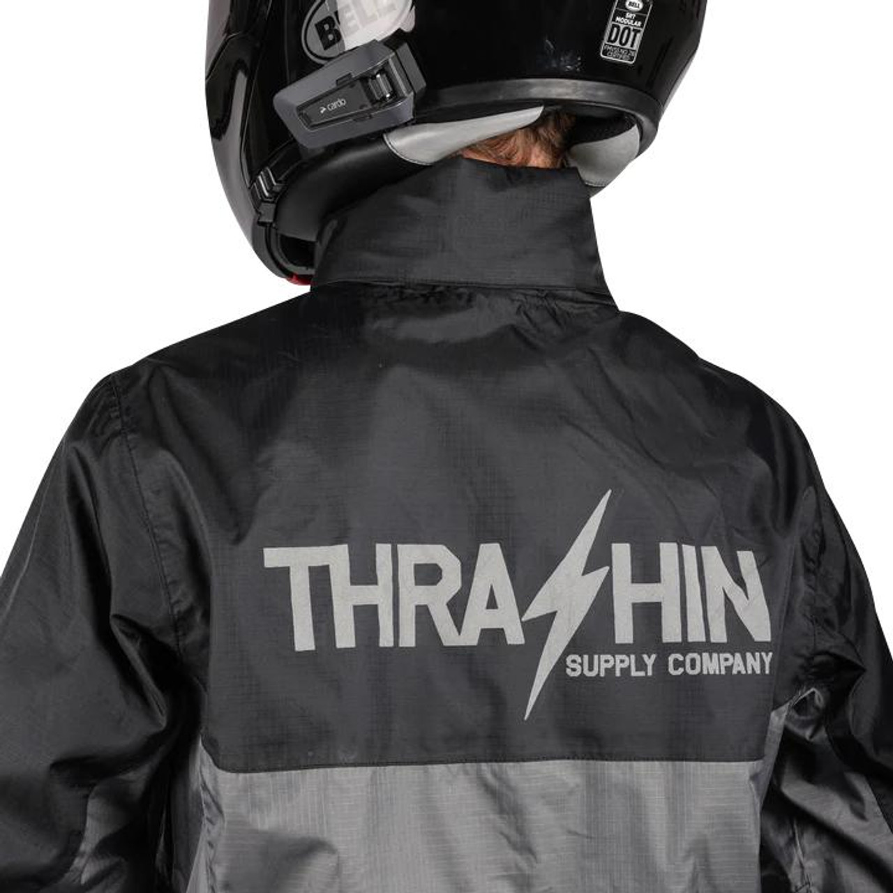 Thrashin Supply Co. - Waterproof Mission Windbreaker - Gray/Black