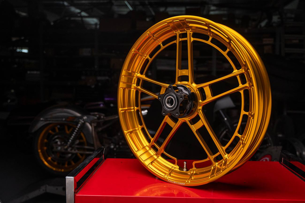 Arlen Ness - 330-050 - Rim - Flatline - Rear - Gold - 18x5.5